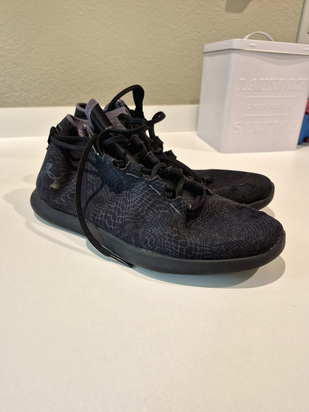 Leg Day Under Armour Women’s Black Textured Training Sneakers Gym Shoes